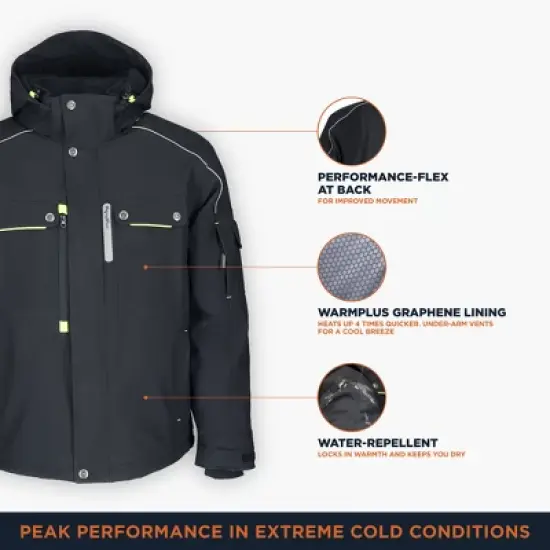 RefrigiWear Extreme Hooded Insulated Jacket image {4}