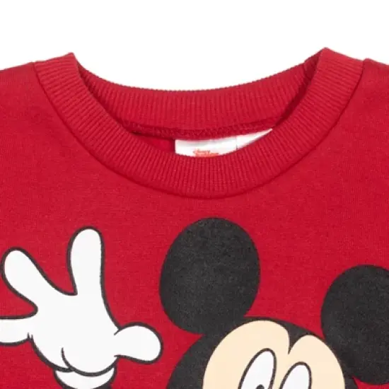 Disney Mickey Mouse Goofy Donald Duck Pluto Fleece Pullover T-Shirt and Pants Toddler image {5}