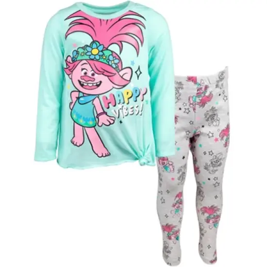 DreamWorks Trolls Poppy T-Shirt and Leggings Outfit Set Toddler to Little Kid image {10}