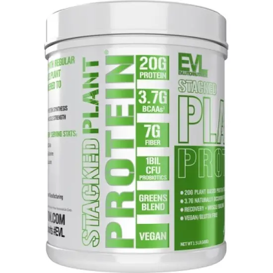 Evlution Nutrition Stacked Plant Protein - 1.5lb image {4}