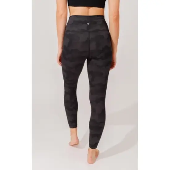 90 Degree By Reflex - Women's Wonderlink Printed High Waist Elastic Free Ankle Leggings image {2}