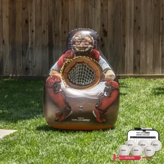 GoSports Inflataman Baseball Toss Game Set Challenge - 9pc image {3}