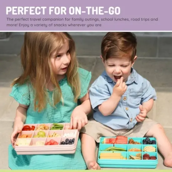 Melii Snackle Box - 48 oz - Blue image {3}