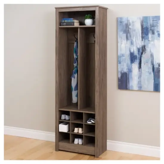 Freemont Entryway Organizer with Shoe Storage - Prepac image {1}