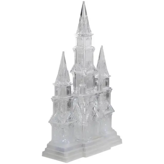 Northlight LED Lighted Winter Church Acrylic Christmas Decoration - 17.5" image {2}