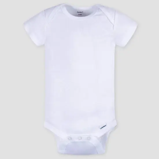  Gerber Baby 10pk Short Sleeve Onesies image {2}