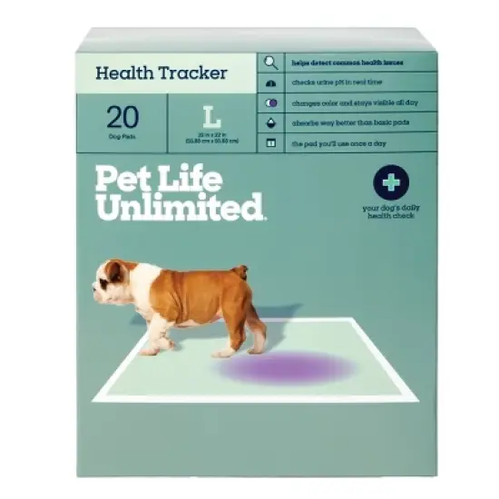 Pet Life Unlimited Health Tracker Dog Pads - 20ct image {10}