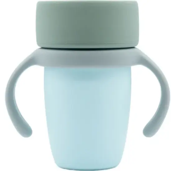 WeeSprout Baby Training Cup - Silicone Sippy Cup with Removable Handles for Weaning Off Bottle - Transition Spill-Proof Toddler Cup image {10}