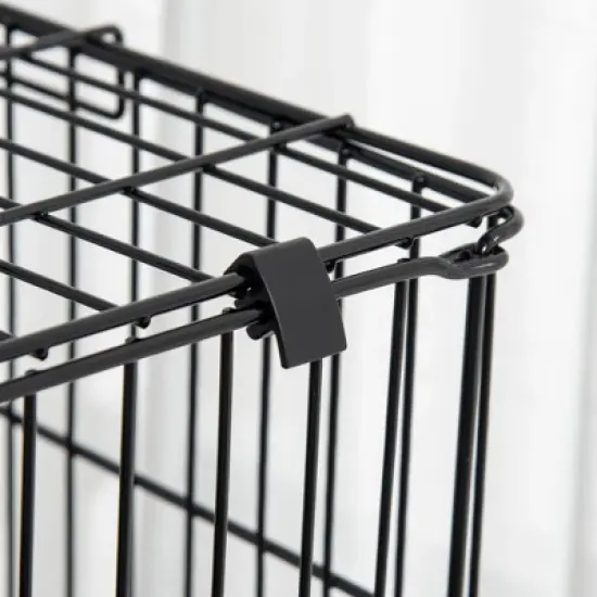 PawHut Small Animal Cage Rabbit Hutch with Universal Lockable Wheels, Slide-out Tray for Bunny, Chinchillas, Ferret image {5}