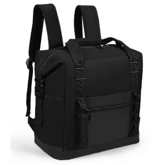 Tirrinia 36 Cans Backpack Coolers, Soft Sided Cooler with Front Ziiper Pockets and Side Pockets, Camping Essentials image {8}