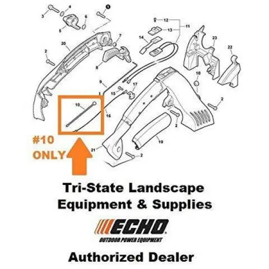 ECHO Genuine OEM Replacement Throttle Swivel Kit # V431000000X2 image {1}