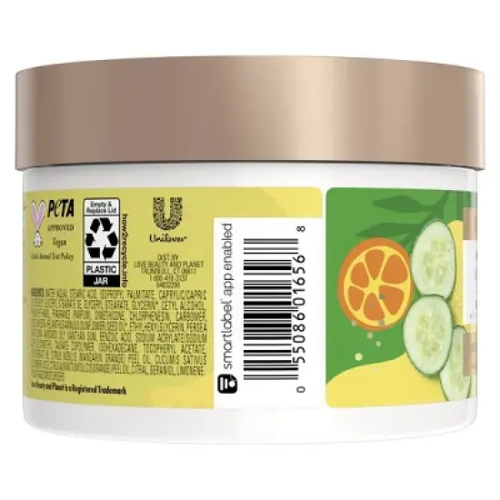Beloved Mandarin & Cucumber Water Body Cream - 10oz image {1}