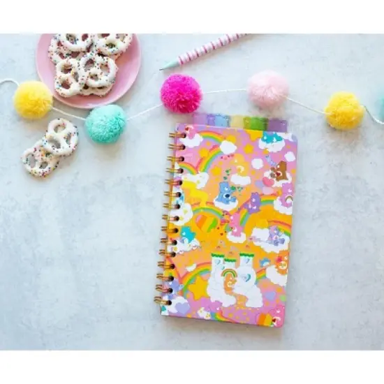 Silver Buffalo Care Bears Rainbows 5-Tab Spiral Notebook With 75 Sheets image {8}