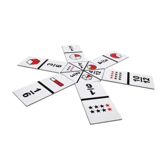 Learning Advantage The Original Fraction Dominoes, 2 Sets image {3}