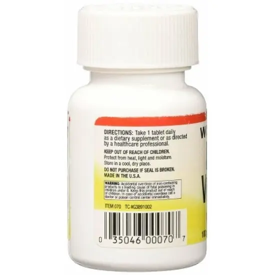 Windmill Daily Vitamin With Iron - 100 Ct image {2}