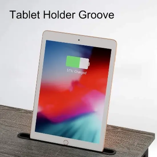 Bestier Computer Office Desk Workstation with Storage Bag image {2}