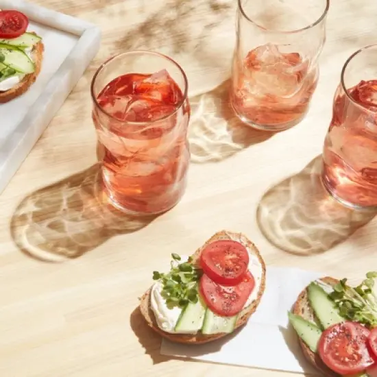 Libbey Lava Tumbler Glasses, 16 ounce, Set of 8 image {2}