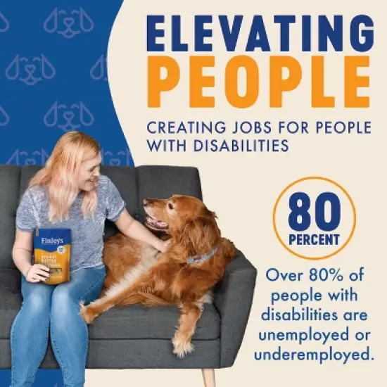 Finley's All Natural Peanut Butter & Banana Flavor Dog Treat Crunchy Biscuits image {4}