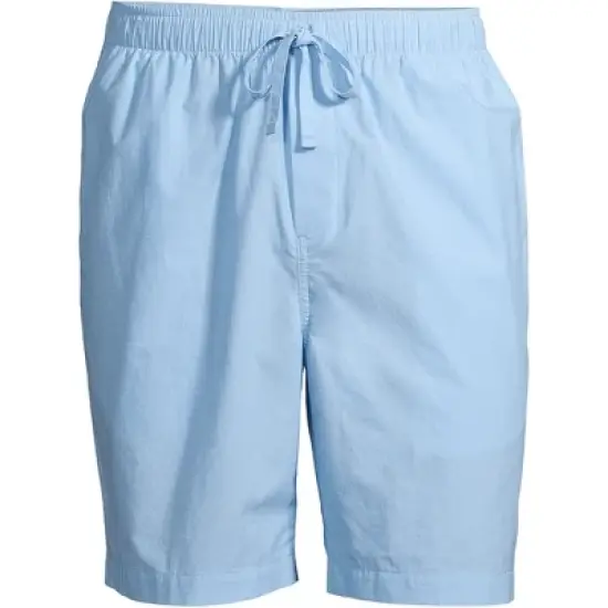 Lands' End Men's Poplin Pajama Shorts image {3}
