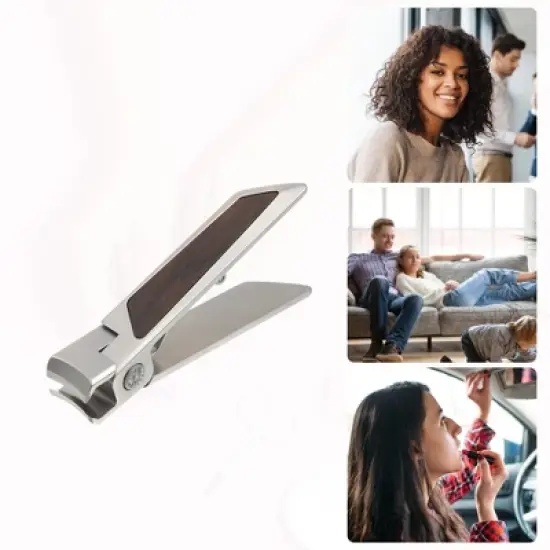 Unique Bargains Nail Clippers for Nail Care Stainless Steel 1 Pc image {1}