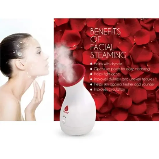 Pursonic Facial Nano Steamer Hot Mist Moisturizing Spa With Precose Constant Temperature image {2}