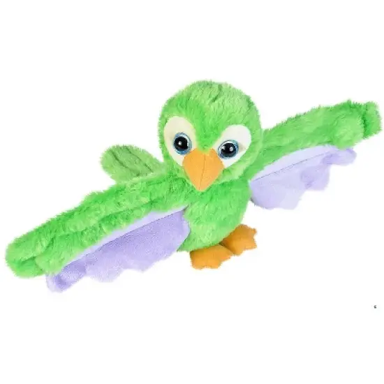 Wild Republic Huggers Green Parrot Stuffed Animal, 8 Inches image {1}