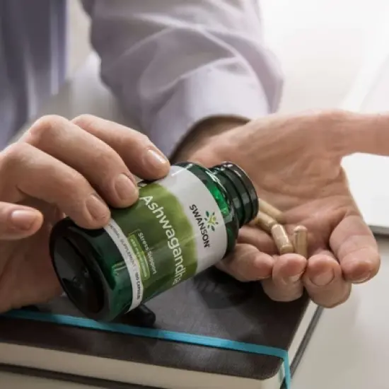 Swanson Full Spectrum Ashwagandha Herbal Supplement, Promotes Relaxation & Helps Support A Healthy Stress Response, 450 mg (100 Caps) image {5}