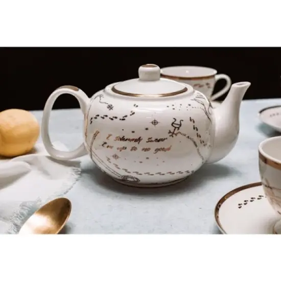 Ukonic Harry Potter Marauders Map 10-Piece Porcelain Tea Set image {2}