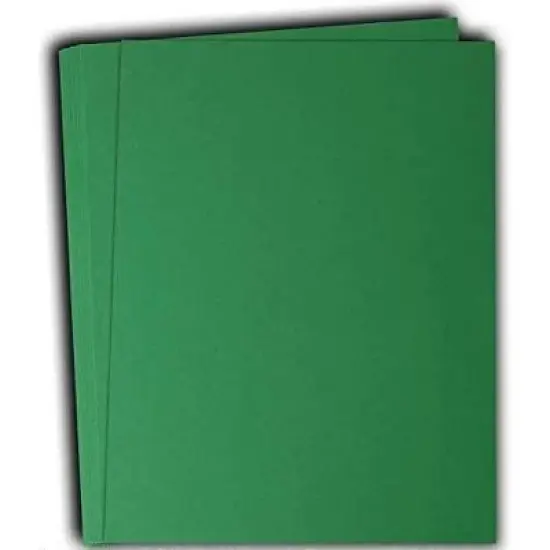 Hamilco Colored Cardstock Scrapbook Paper 8.5" x 11" Brilliant Green Color Card Stock Paper 50 Pack image {7}
