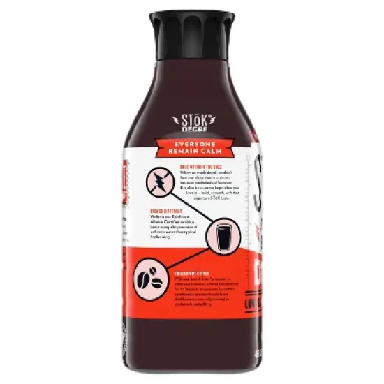 SToK Decaf Not Too Sweet Cold Brew Coffee - 48 fl oz image {12}