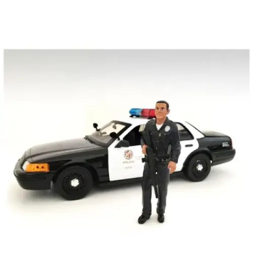 Police Officer I Figure For 1:18 Scale Models by American Diorama image {1}