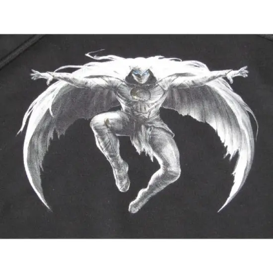 Moon Knight Marc Spector with Cape and Hood Men's Black Hoodie image {1}