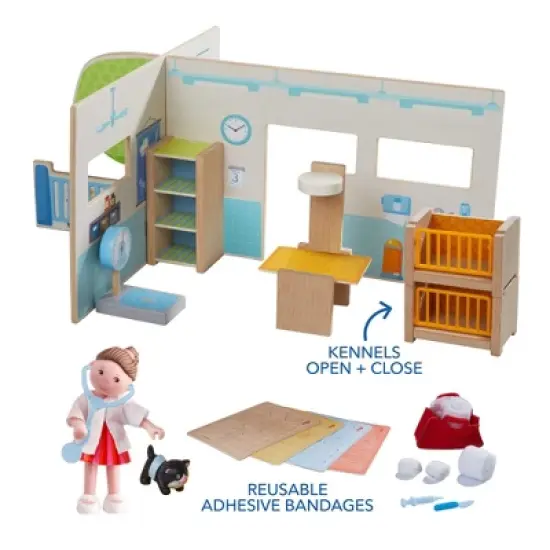HABA Little Friends Veterinary Clinic Play Set image {1}