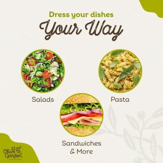 Olive Garden Salad Dressing and Crouton Pack (16oz Bottle) image {2}