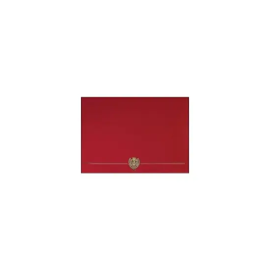Great Papers Classic Crest 9.38"W x 12"L Certificate Covers Red 903031S image {3}
