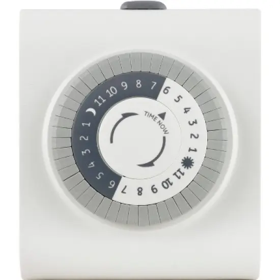 GE Indoor Mechanical Timer 24hr with 2 Outlets image {6}