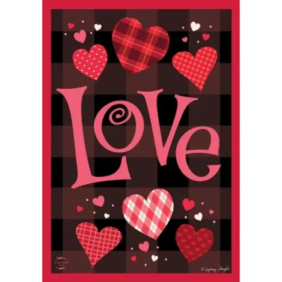 Briarwood Lane Hearts of Love Valentine's Day House Flag 28" x 40 image {4}