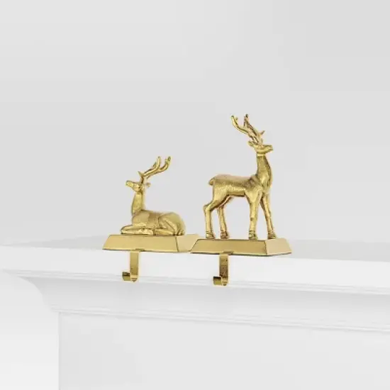 2pk Christmas Deer Stocking Holder - Wondershop&trade; image {2}