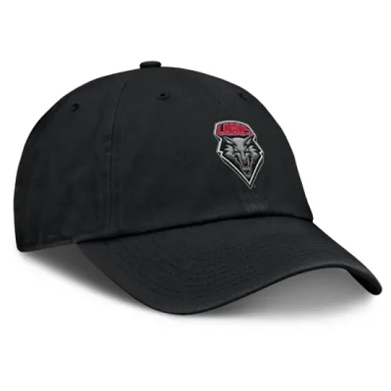 NCAA New Mexico Lobos Unstructured Black Tonal Cotton Hat image {2}