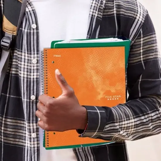 Five Star Active Subject Notebook 80ct Orange image {6}