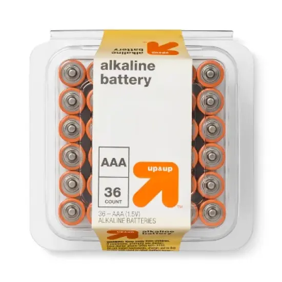 AAA Batteries - Alkaline Battery - up & up&trade; image {4}