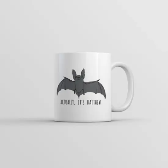 Crazy Dog Actually Its Batthew Mug Funny Sarcastic Bat Graphic Coffee Cup-11oz image {7}