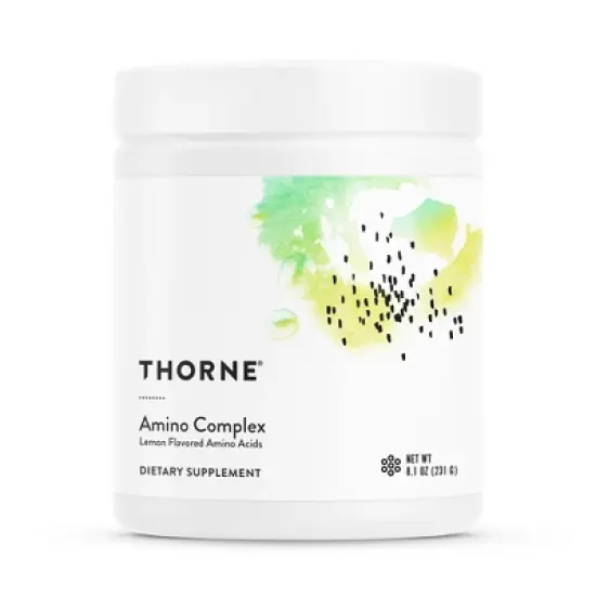 THORNE Amino Complex - Clinically-Validated EAA and BCAA Powder for Pre or Post-Workout - NSF Certified for Sport - Lemon Flavor - 8 Oz - 30 Servings image {7}