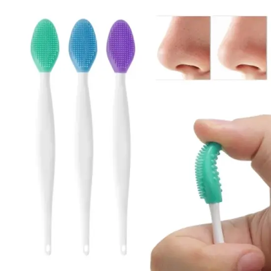 Unique Bargains Silicone Pore Brush 3 Pcs image {7}