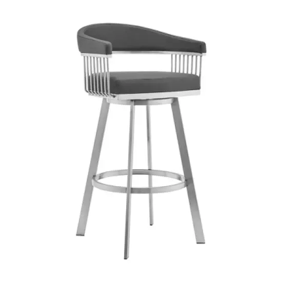 26" Bronson Counter Height Barstool - Armen Living image {9}