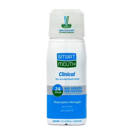 SmartMouth Advanced Clinical Formula Fresh Mint Activated Mouthwash - 16 fl oz image {6}
