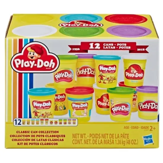 Play-Doh Retro Classic Can Collection Multipack - 12pc image {1}
