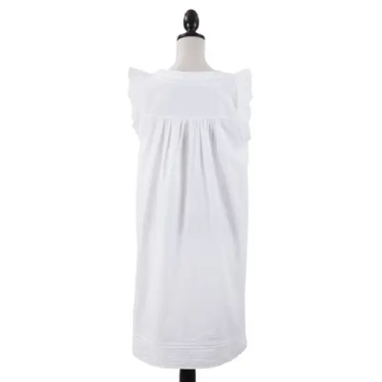 Saro Lifestyle Soft Embroidered Nightgown image {1}