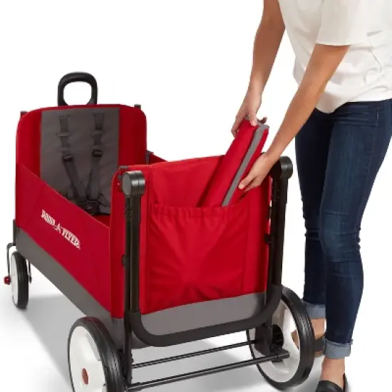 Radio Flyer Convertible Stroller Wagon with Canopy image {15}