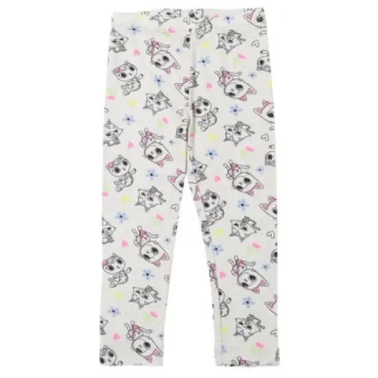 Gabby's Dollhouse Gabby Pandy Paws Girls Zip Up Fleece Hoodie T-Shirt and Leggings 3 Piece Outfit Set Toddler to Big Kid  image {3}